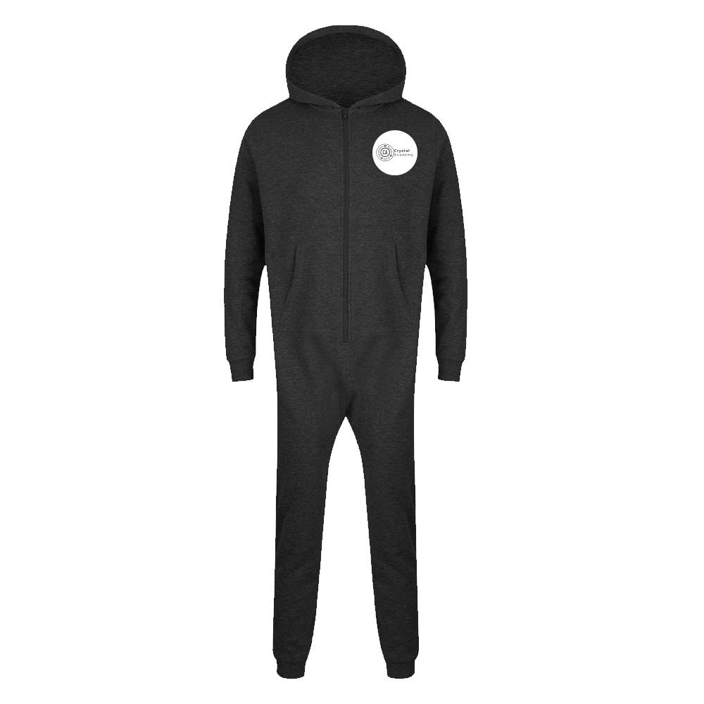 Crystal Academy Adult Onesie White Logo